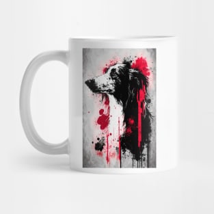 Borzoi Dog Painting Mug